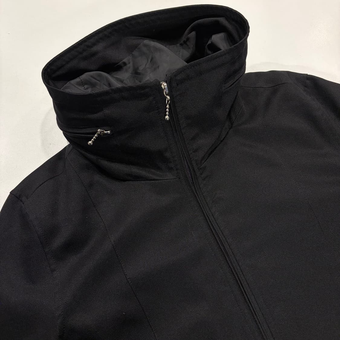 [L] MODERM 재팬 블랙 후드 집업 자켓 B987 상품이미지3