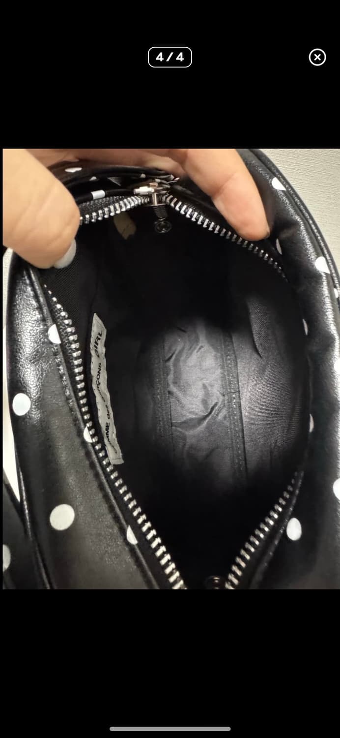 꼼데가르송 걸 폴카 도트백 상품이미지4