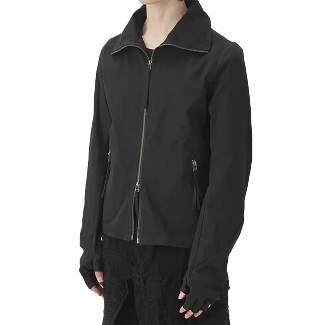 트러블드 워터스 글로브 하이넥 더블집업 자켓 상품이미지2