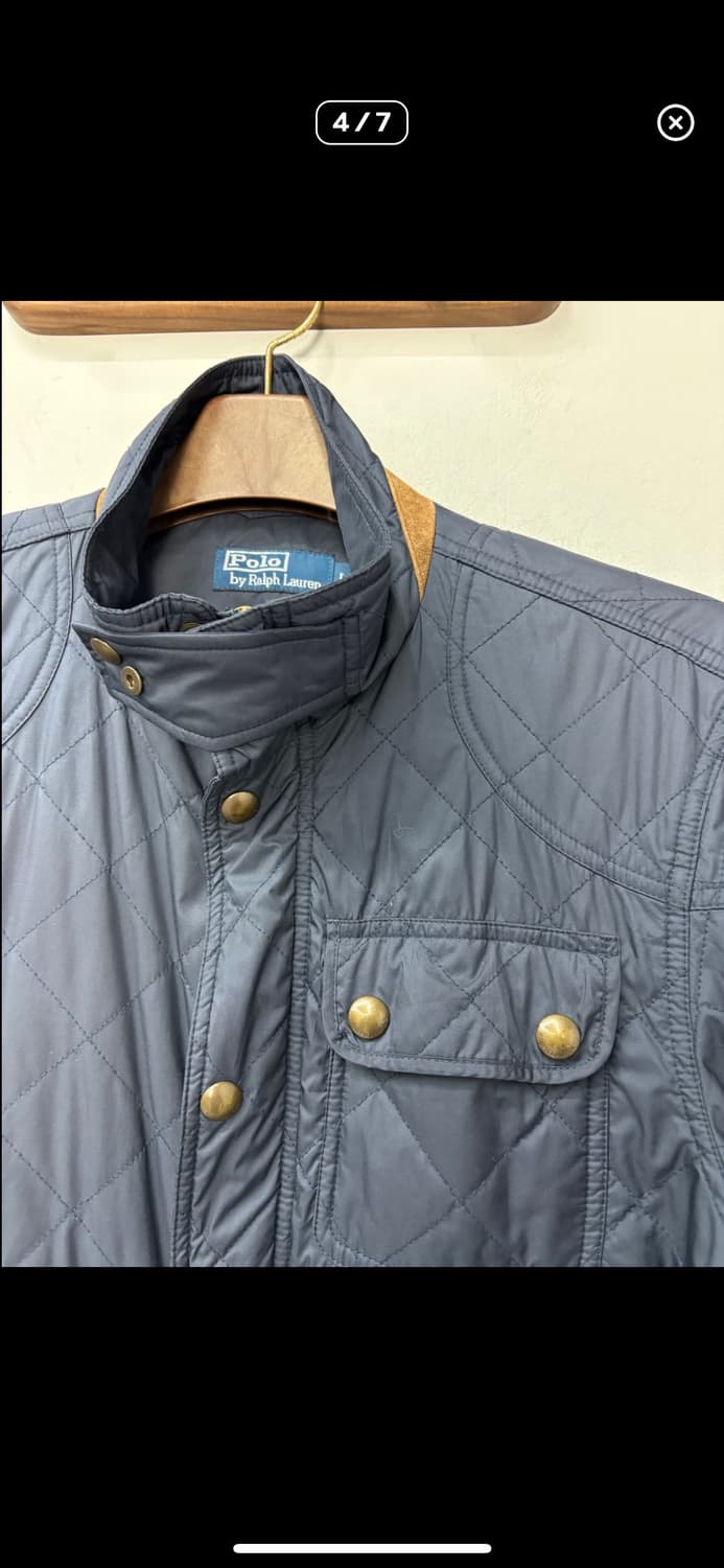 폴로랄프로렌 네이비 퀄팅 자켓 H916 상품이미지4