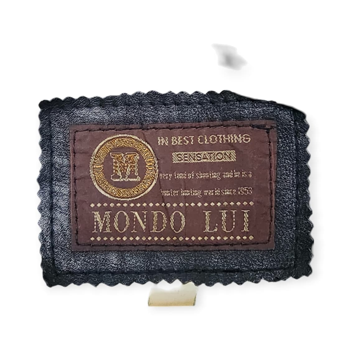 M)MONDO LUI 빈티지 블랙 소가죽 자켓 해골 프린팅 라이더 자켓 상품이미지4