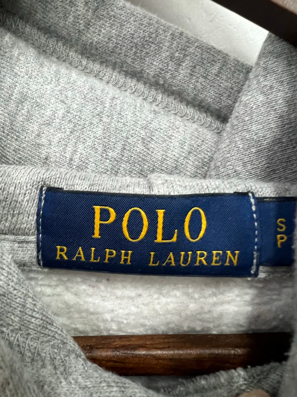 폴로 그레이 해골 후드티 상품이미지2