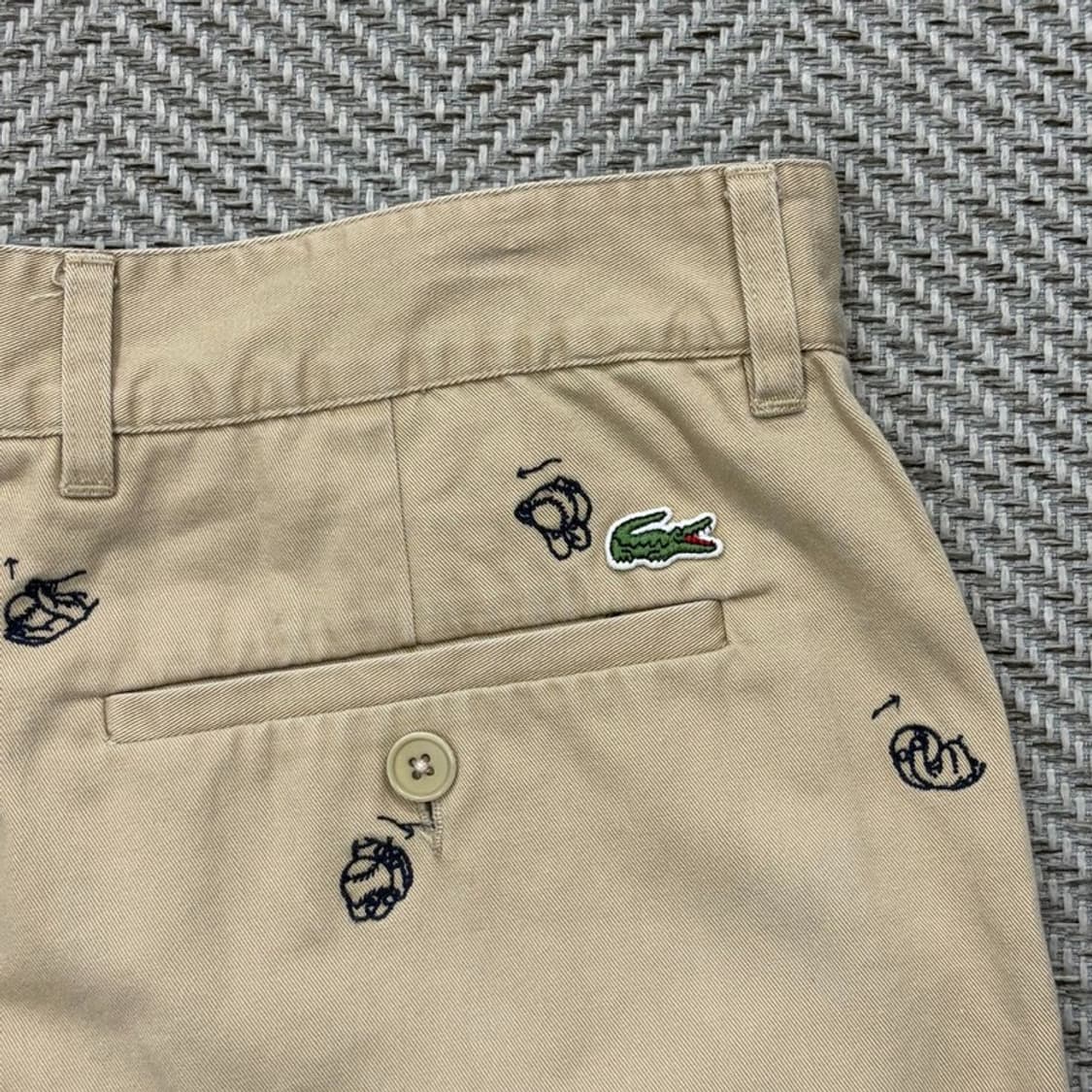 라코스테 자수 패턴 코튼 쇼츠 v2568 상품이미지6