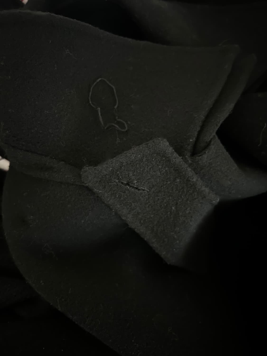 노이어 포 우먼 핸드메이드 캐시미어 레이어드 트렌치 코트 블랙 48 상품이미지10