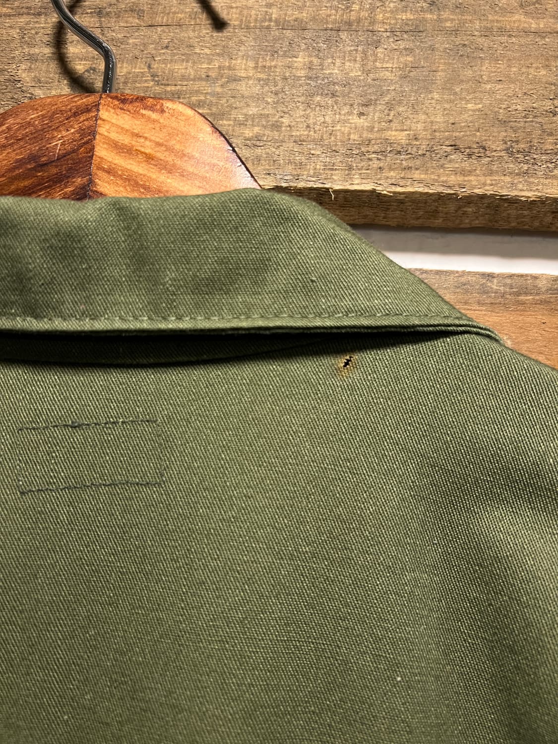 [L]70's 오리지널 U.S ARMY 미군 OG-507 밀리터리 셔츠 상품이미지7