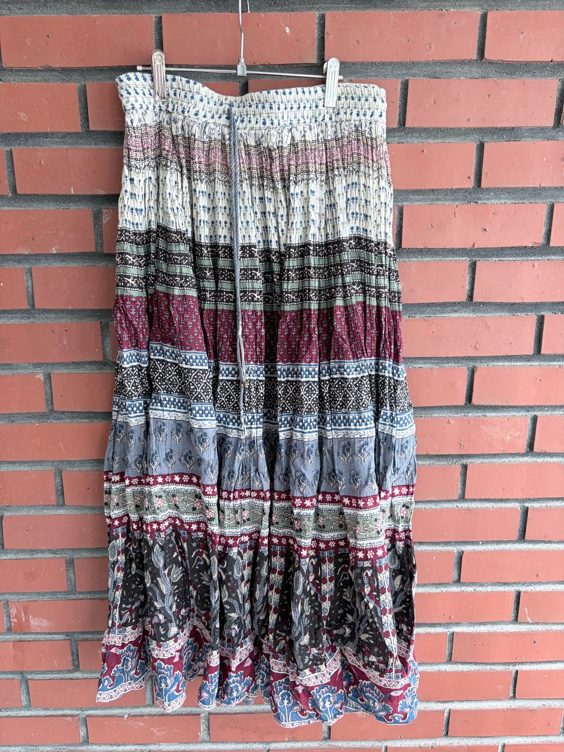 히피 패치 스커트 상품이미지1