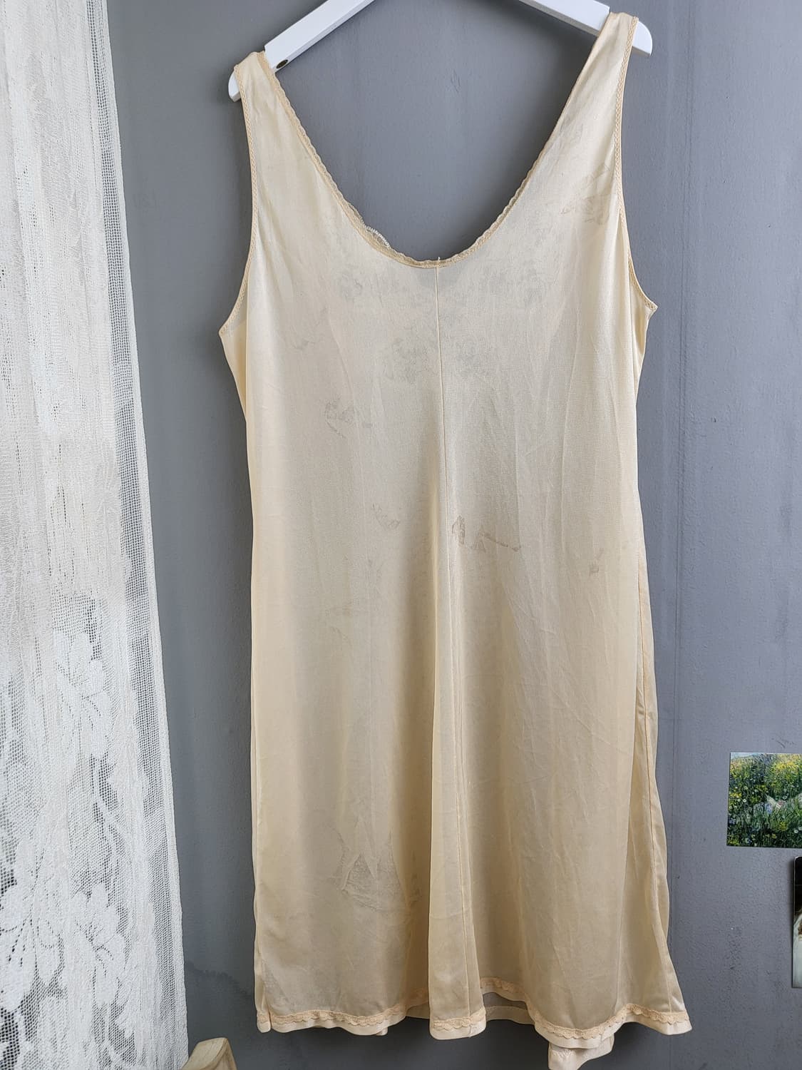 빈티지 B급 레이어드 슬립 원피스 상품이미지4