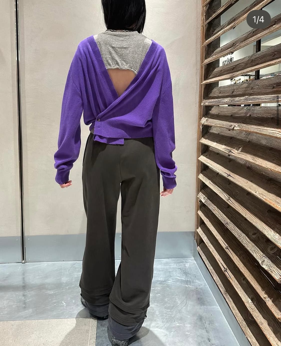 에크루💕StandAlone 캐시100 가디건 상품이미지4