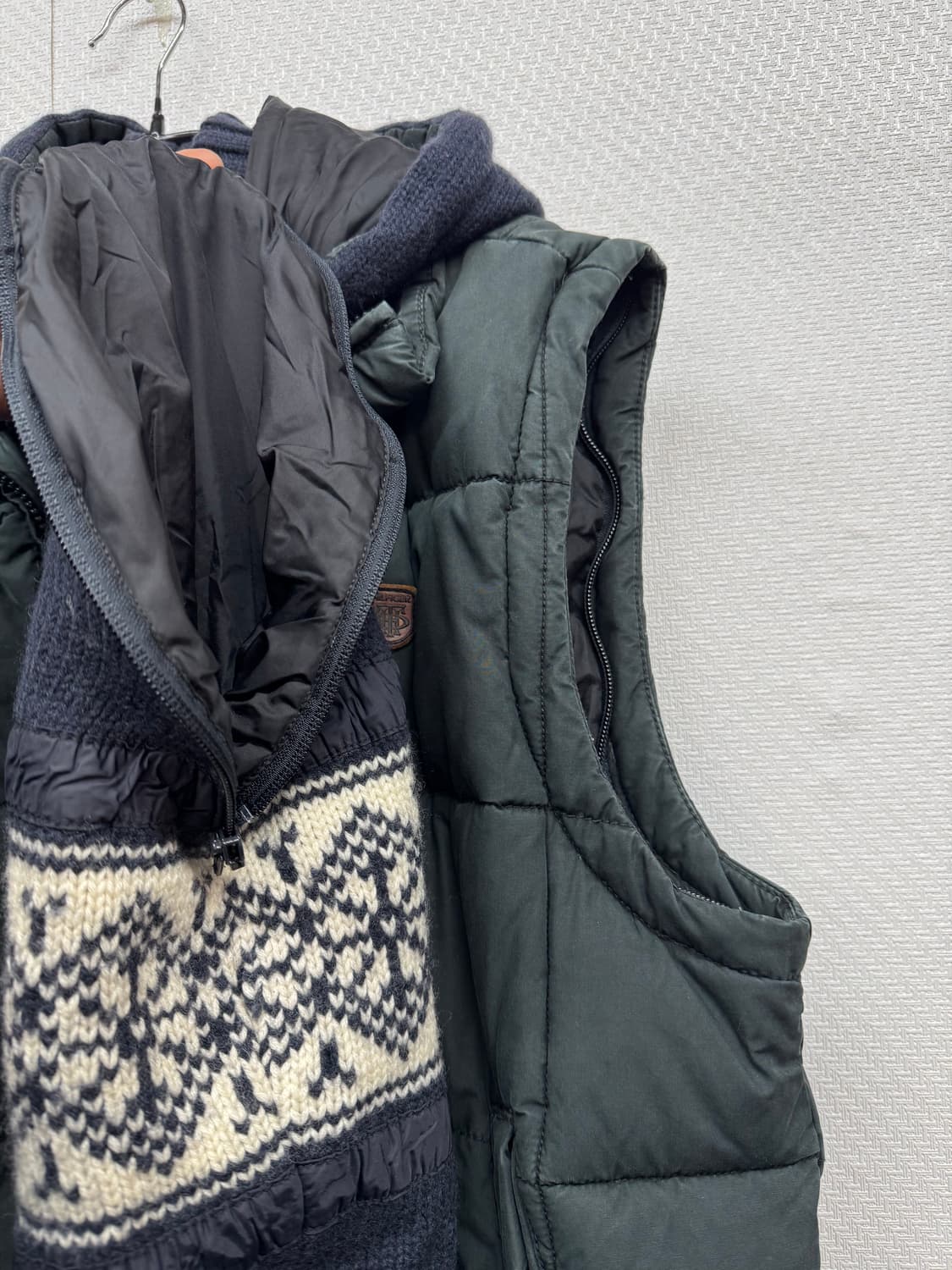 타미힐피거 데님 하이브리드 노르딕 니트 베스트 L(L) 상품이미지5