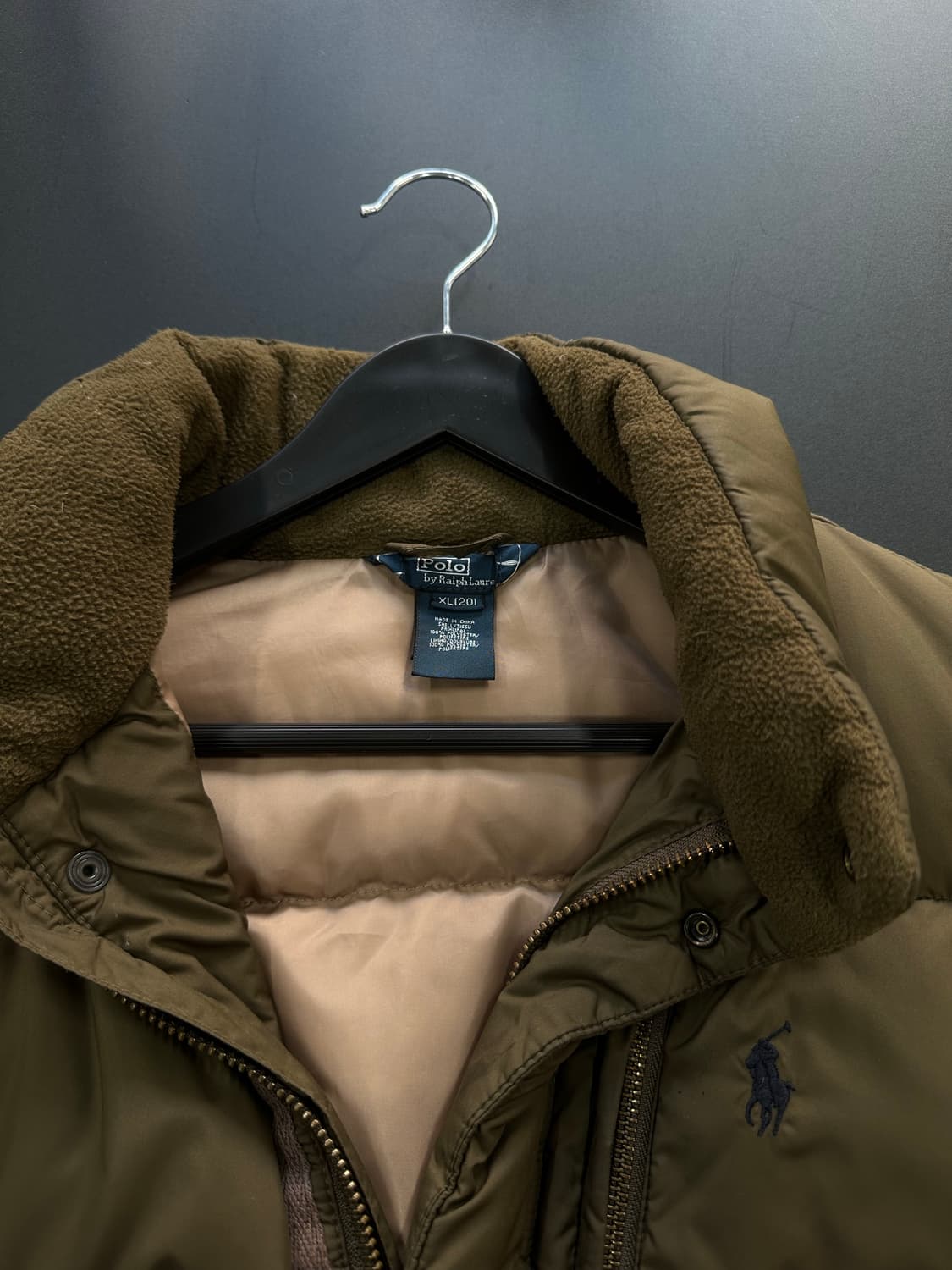 폴로랄프로렌 포니 덕다운 패딩 브라운 상품이미지8