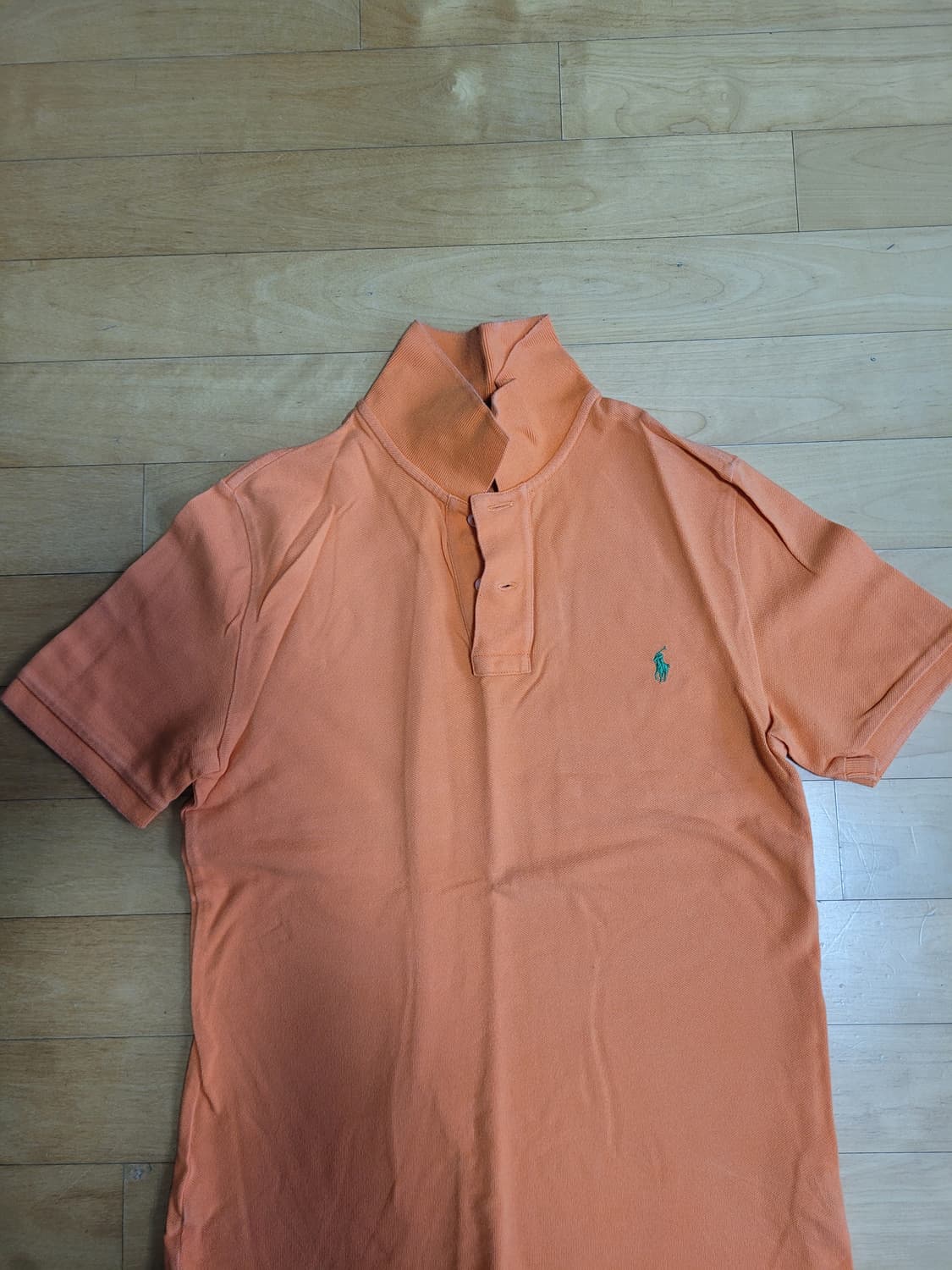 정품 폴로 랄프로렌 오렌지 반팔 폴로티 상품이미지1