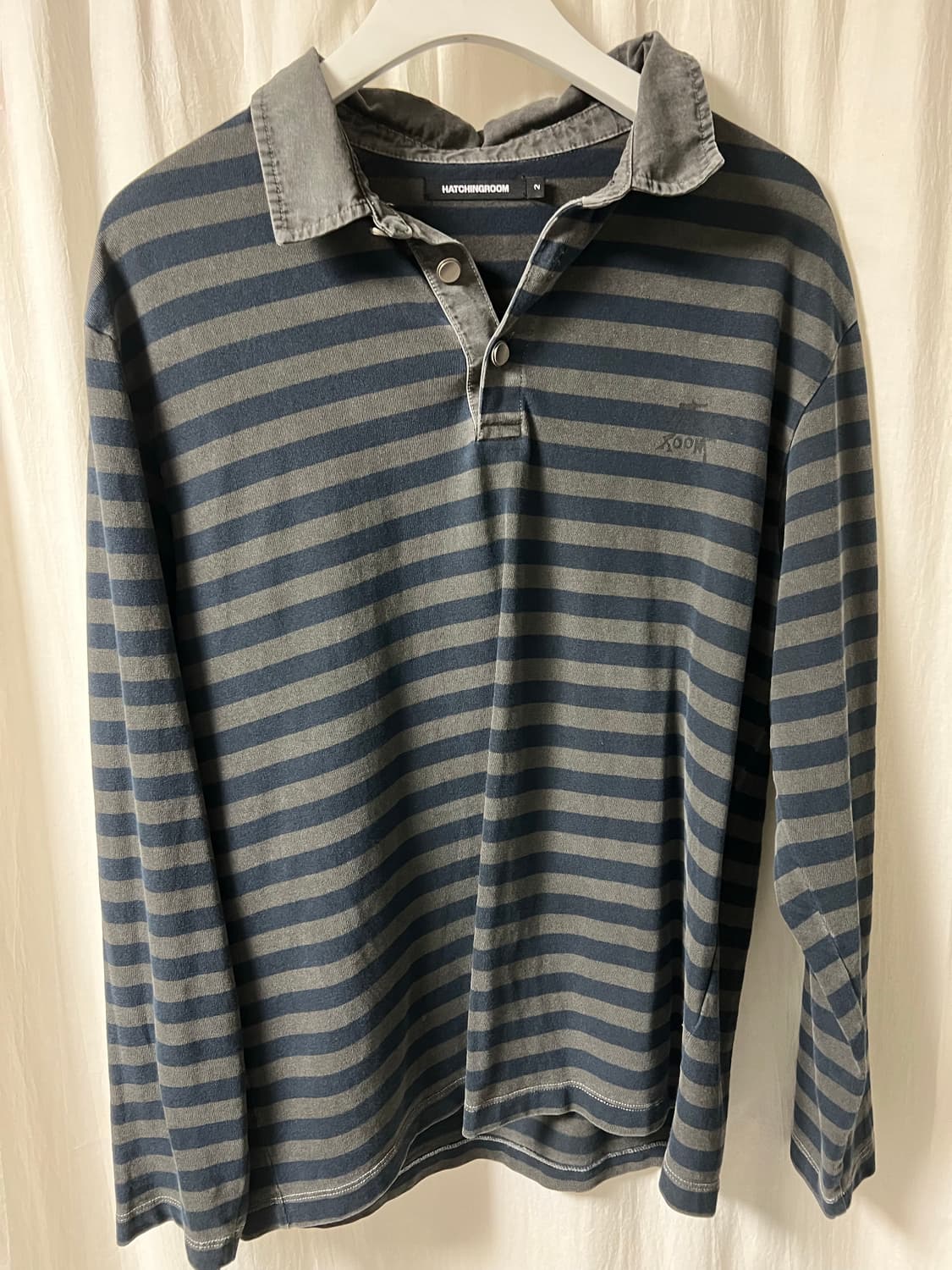 해칭룸 스트라이프 폴로티 2사이즈 상품이미지1