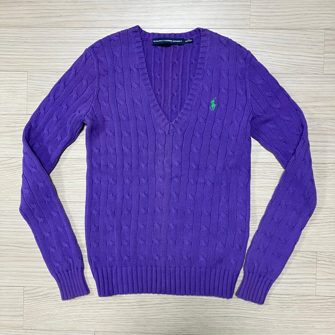 폴로 랄프로렌 니트 퍼플 상품이미지3