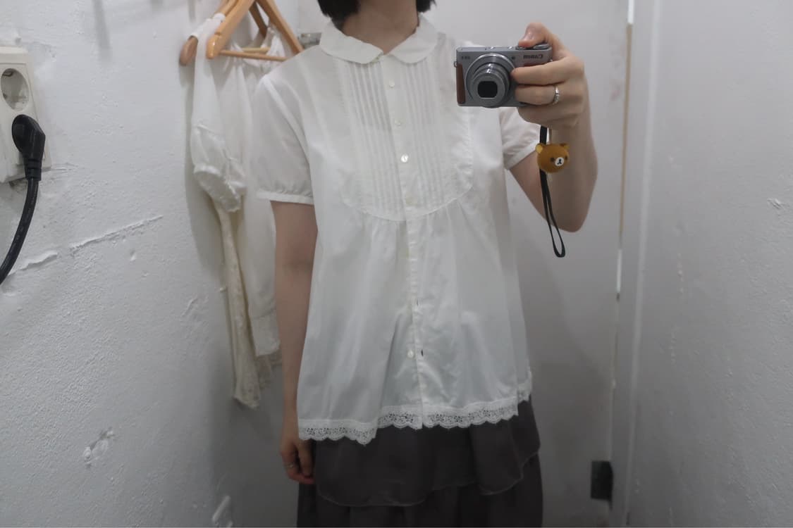 빈티지 카라 블라우스 상품이미지2