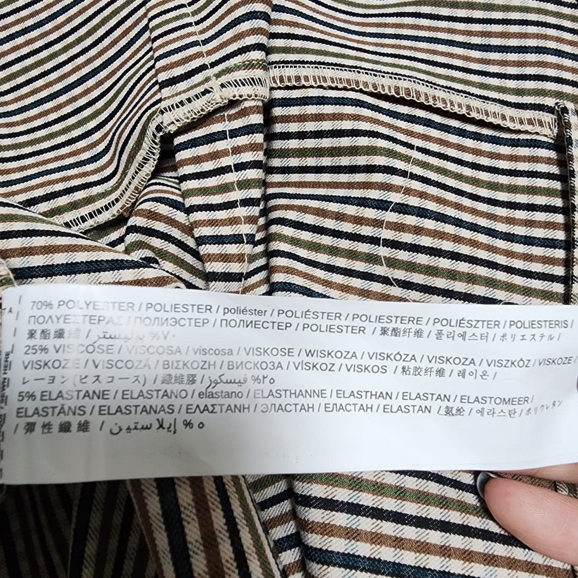 새상품) MANGO 망고 체크 랩 원피스 s 상품이미지4