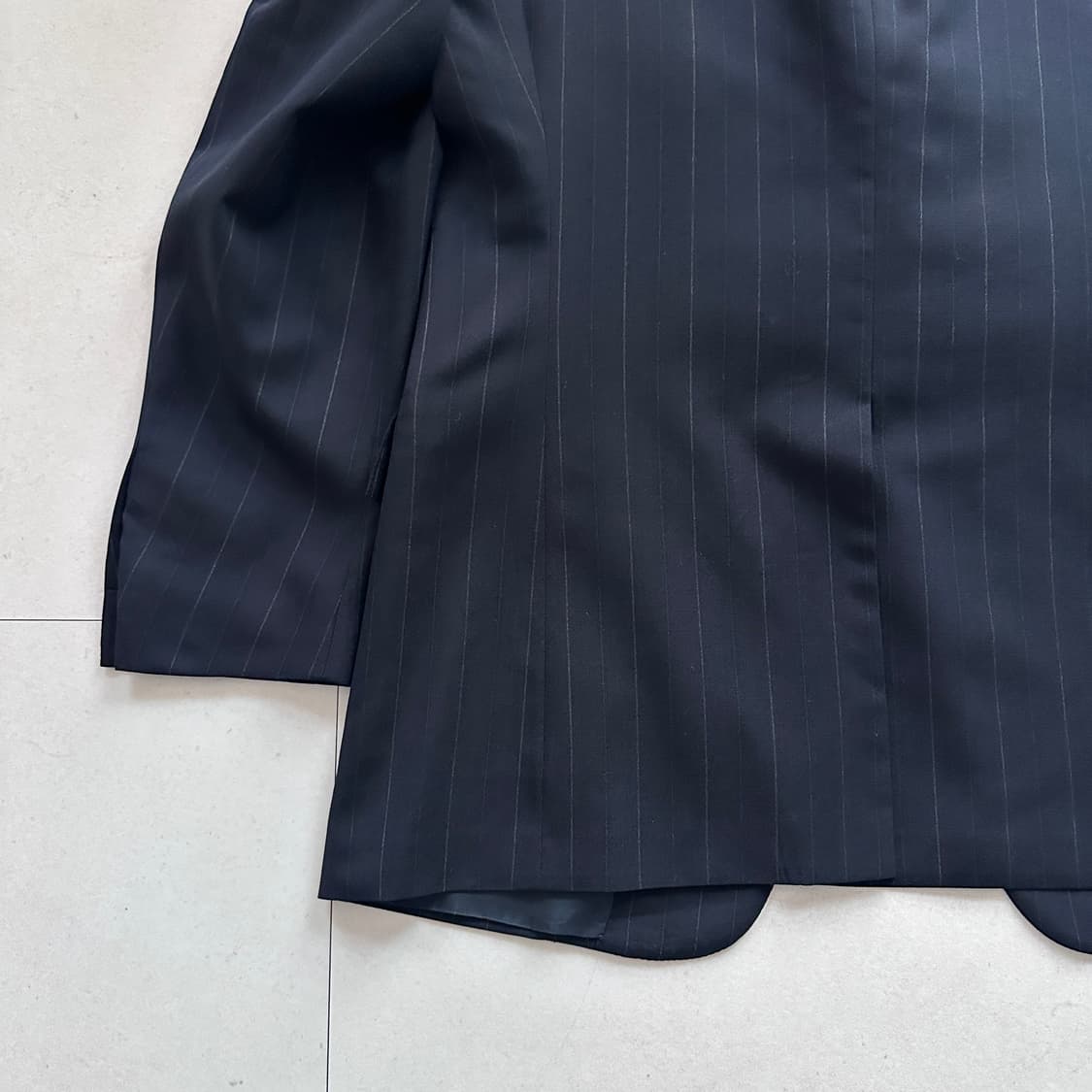 90s 폴로 랄프로렌  MADE IN USA 핀스트라이프 블레이져 자켓 상품이미지10