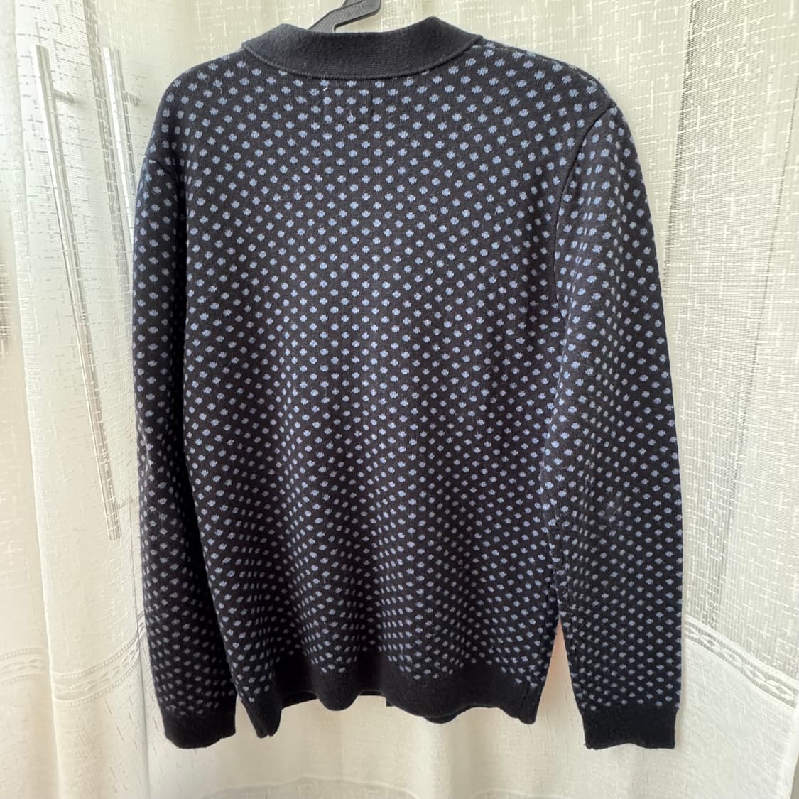 네이비 도트무늬 가디건 상품이미지6