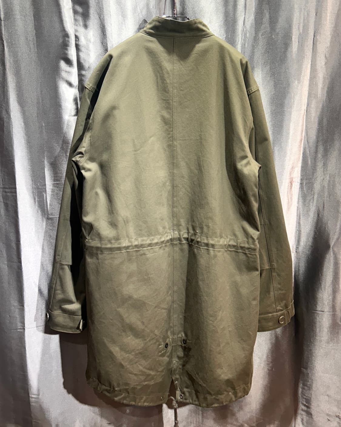 S 아디다스 올리브카키 피쉬테일 개파카 야상 상품이미지3