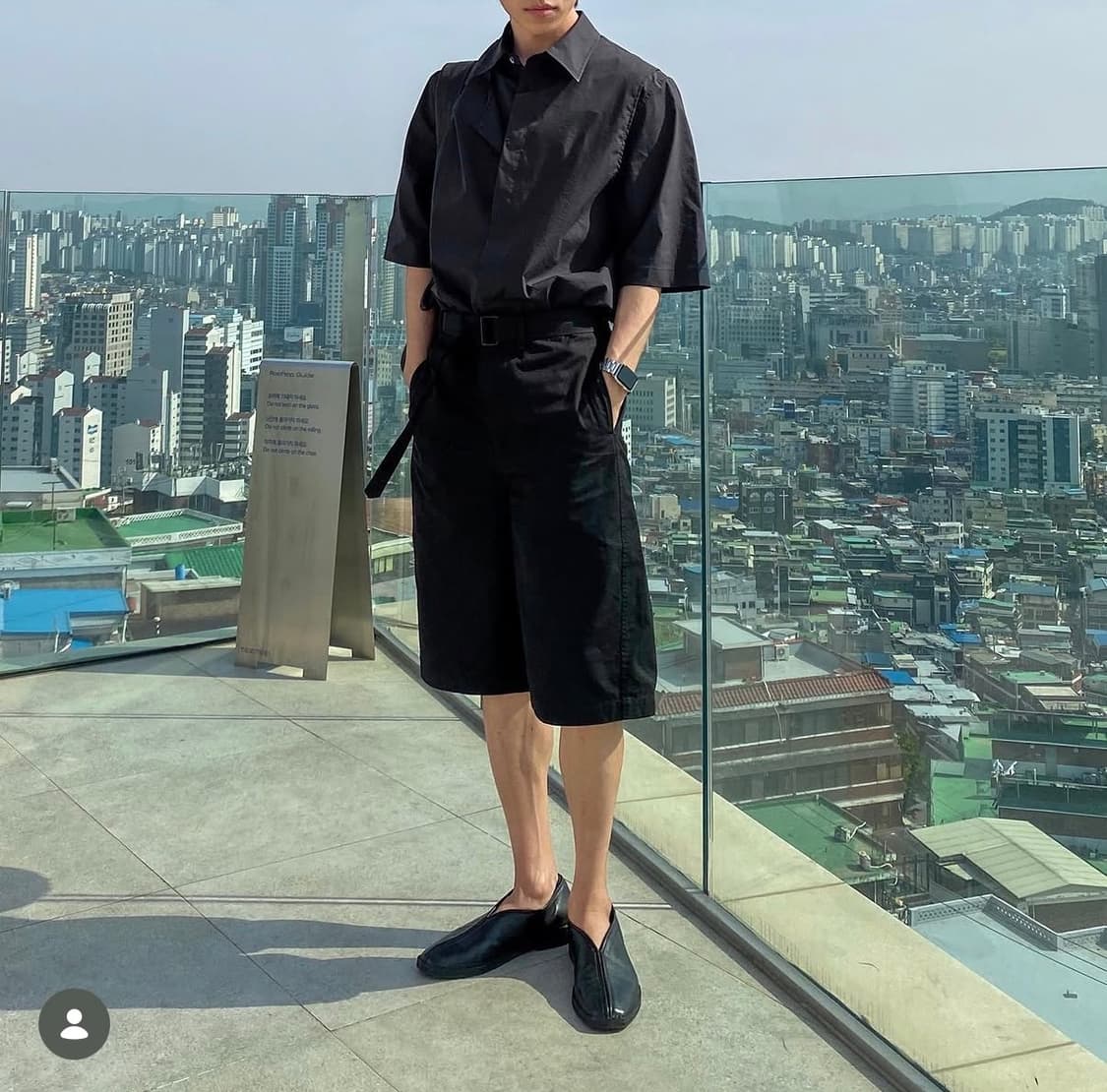 [XS] 르메르 21ss 벨티드 쇼츠 블랙 상품이미지1