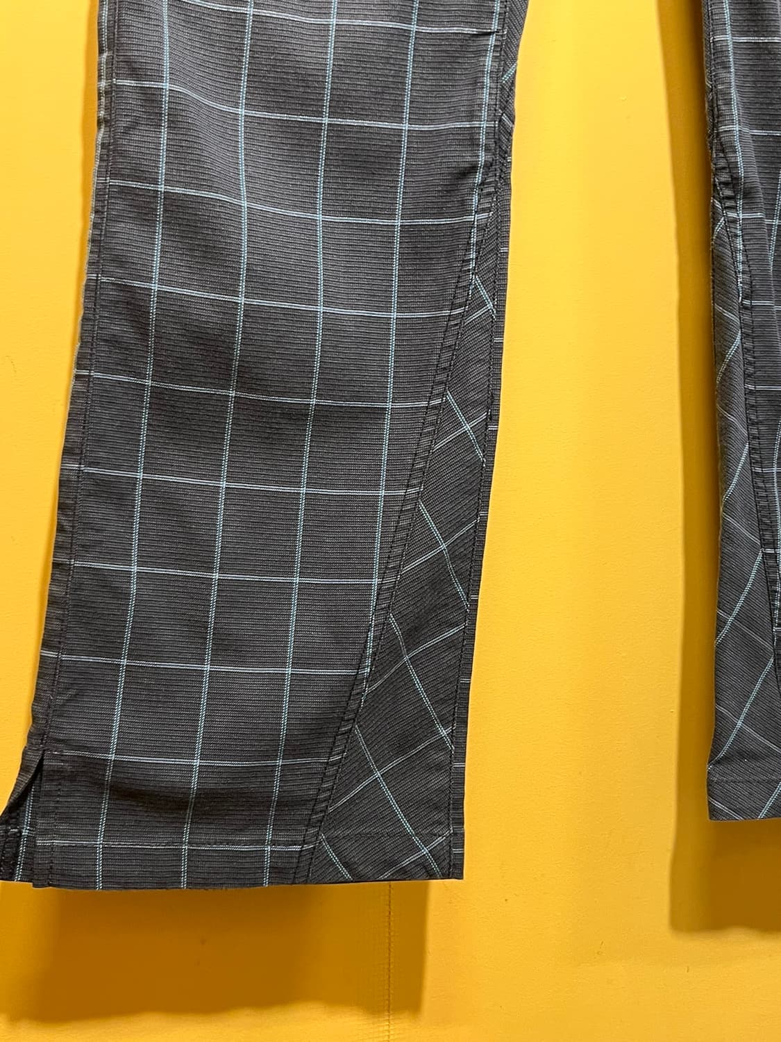 [30] 오클리 Oakley 아카이브 체크 팬츠 스컬 자수 Y2K 슬랙스 상품이미지5