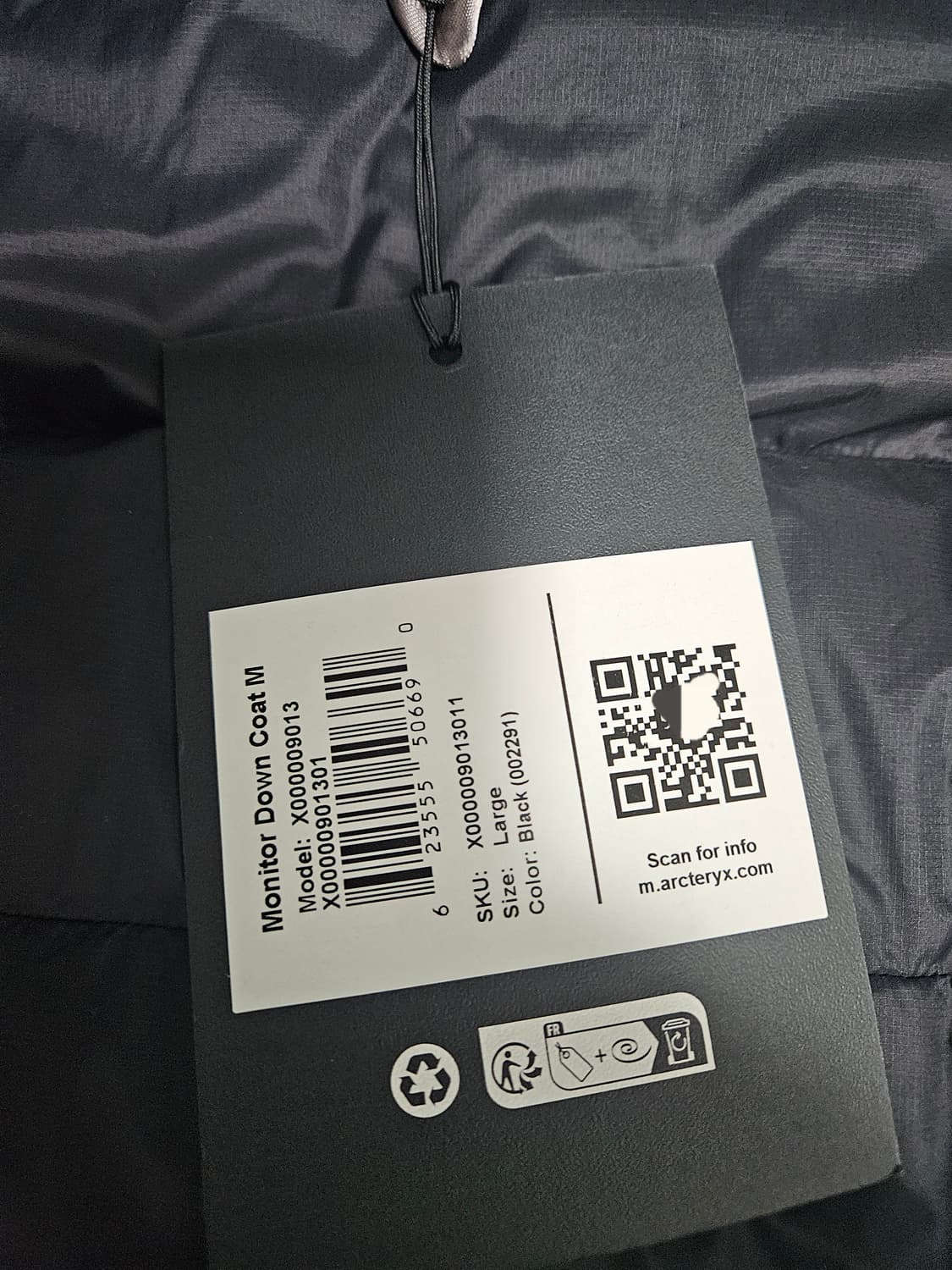 베일런스 모니터 패딩 코트 상품이미지3