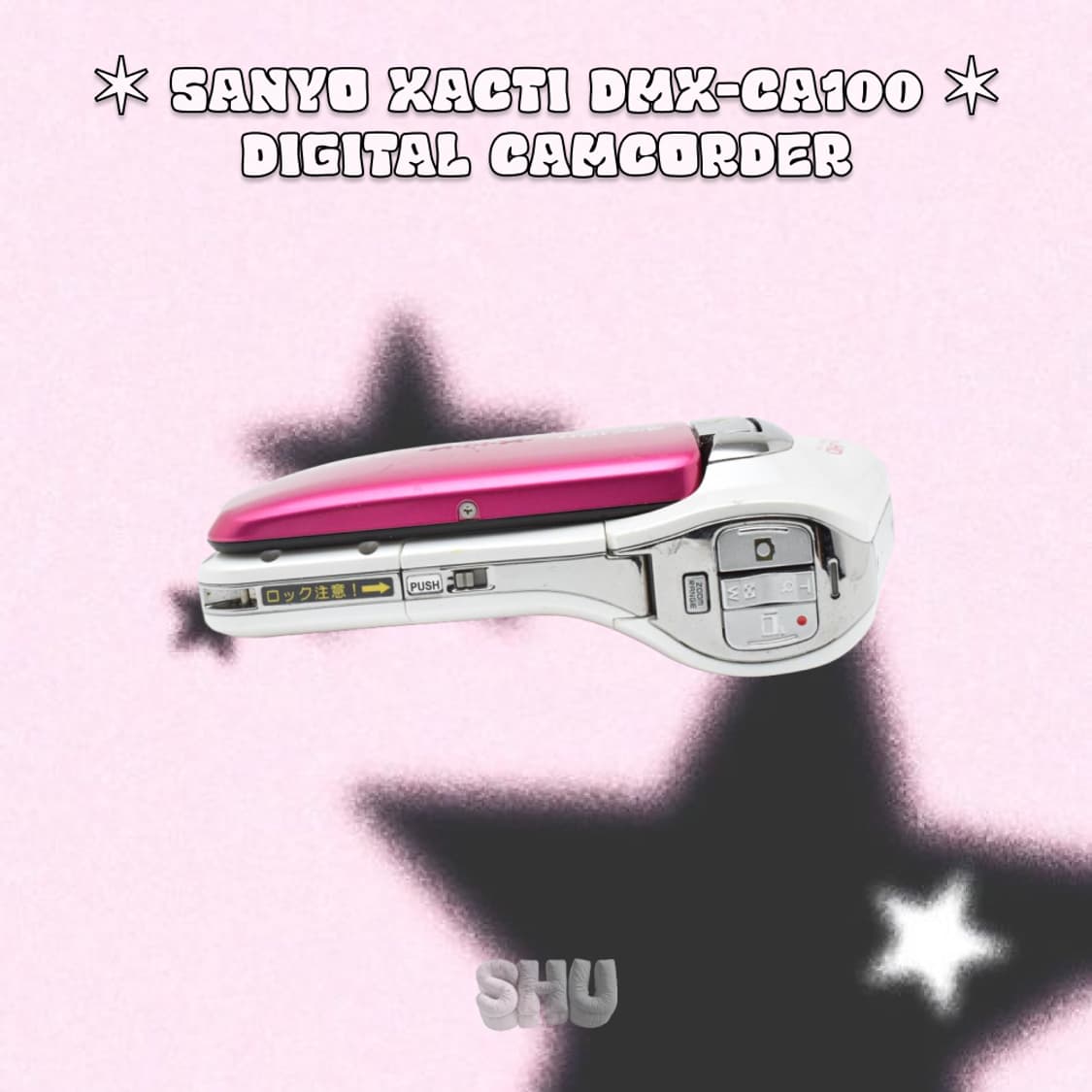 산요 작티 DMX-CA100 빈티지 방수 캠코더 핫핑크 상품이미지7