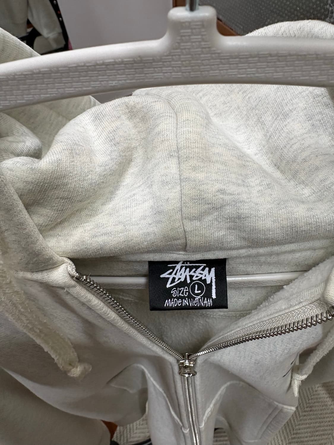 Stussy 후드집업 ash 색  상품이미지3