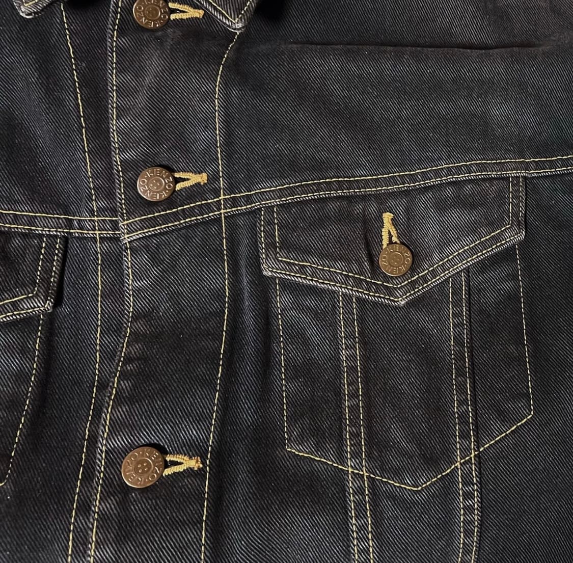 KENZO Jeans 블랙 데님 자켓 상품이미지7