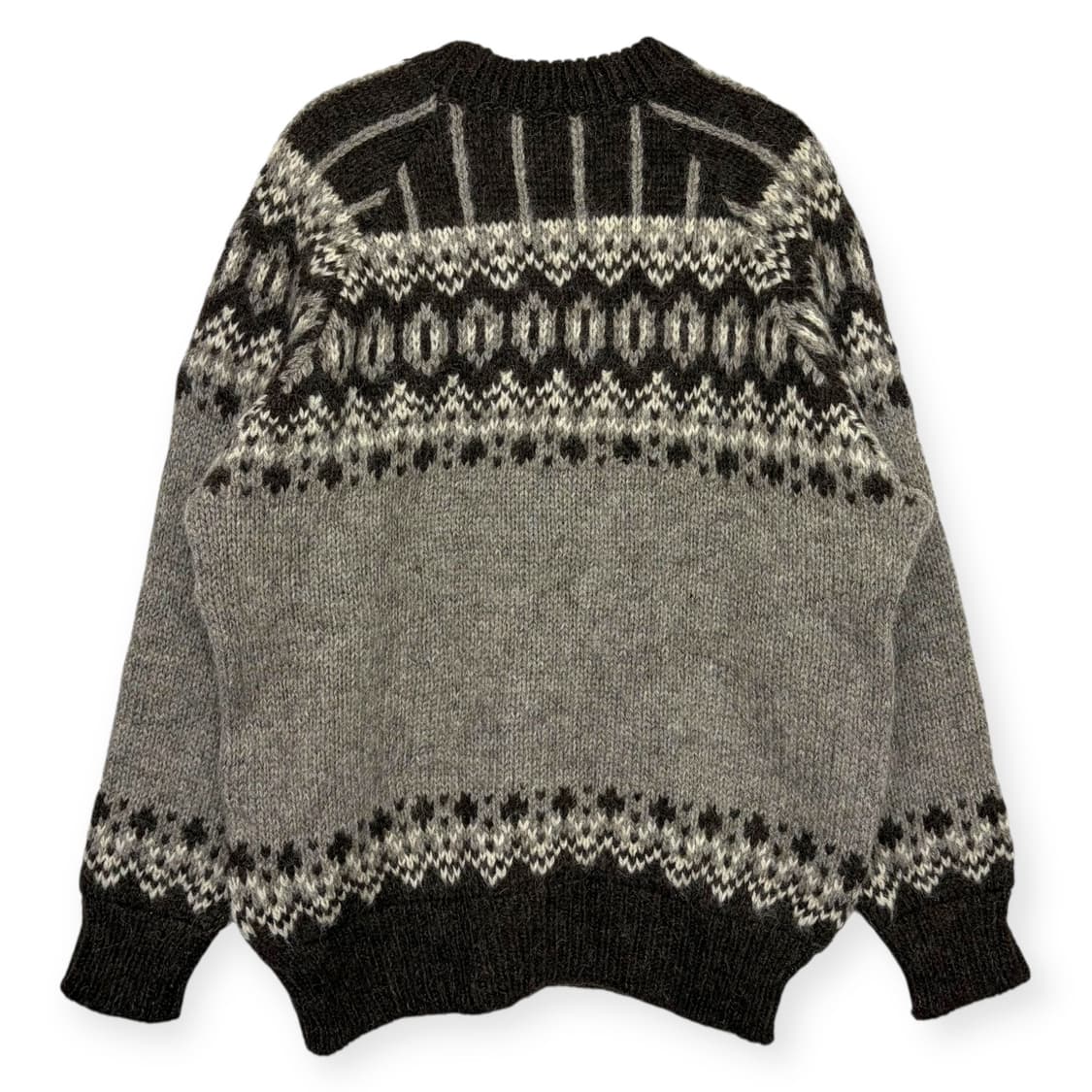 빈티지 노르딕 패턴 니트 티셔츠 상품이미지6