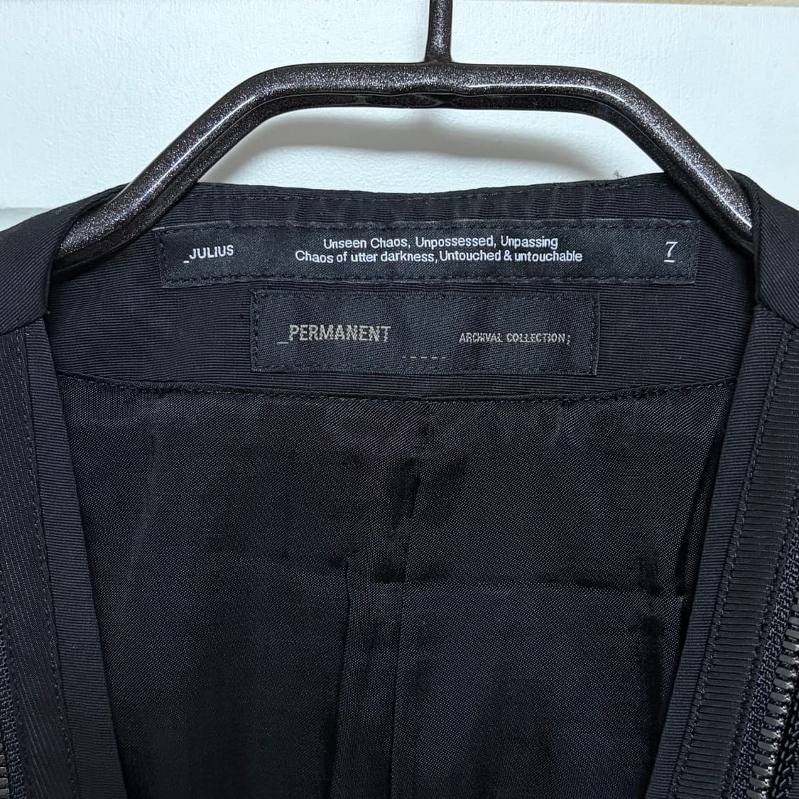 [3] 율리우스 23SS 멀티 지퍼 베스트 상품이미지3