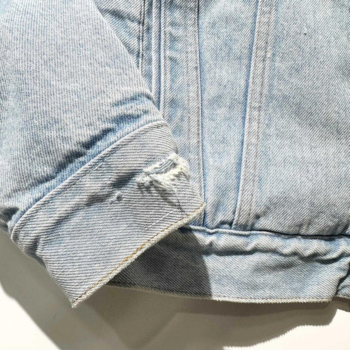 70’s USA 리바이스 오렌지탭 쉐르파 데님 트러커 자켓 상품이미지6