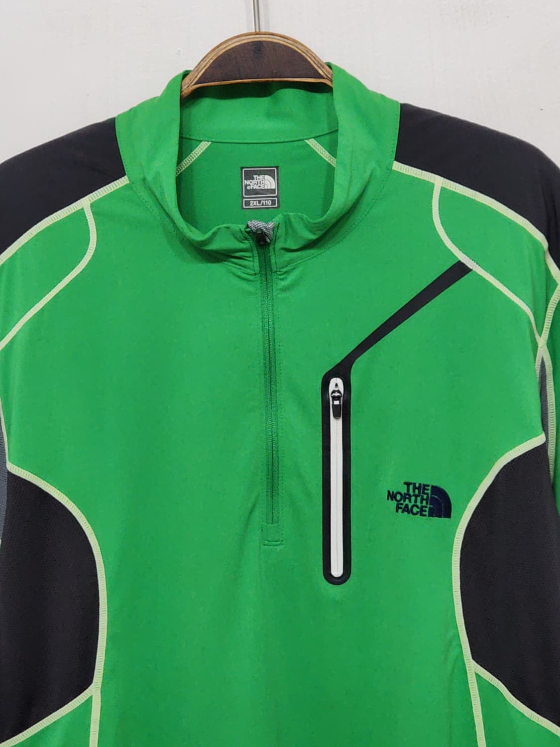 (XL) 노스페이스 반집업 티셔츠 스판 기능성 긴팔티  상품이미지2