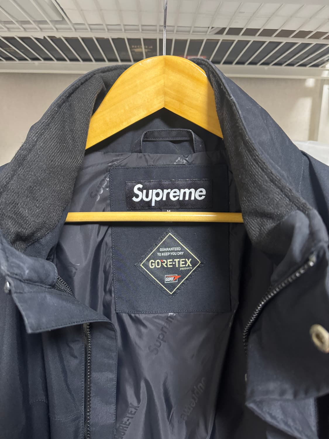 [M] 슈프림 투인원 고어텍스 폴라텍 라이너 자켓 블랙 판매해요 상품이미지5