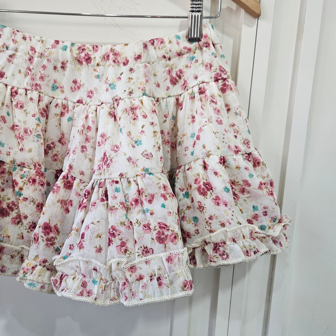 플라워 캉캉 프릴 스커트 상품이미지3