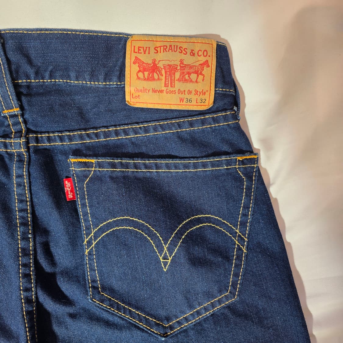 [W36L32]00s 리바이스 리얼루즈핏 타입원 데님팬츠 상품이미지7