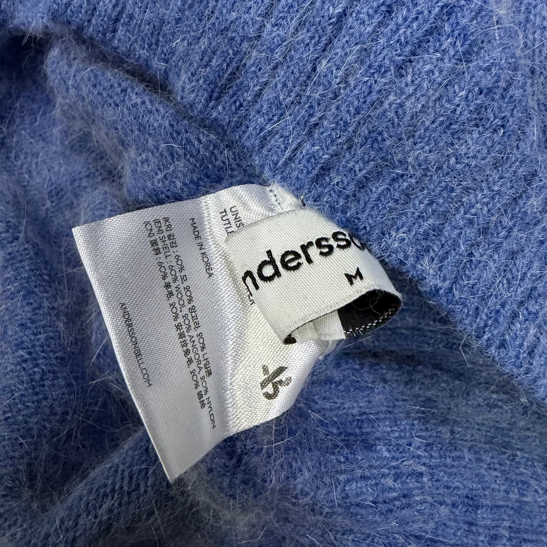 앤더슨벨 UNISEX ANGORA TUTLENECK 상품이미지4