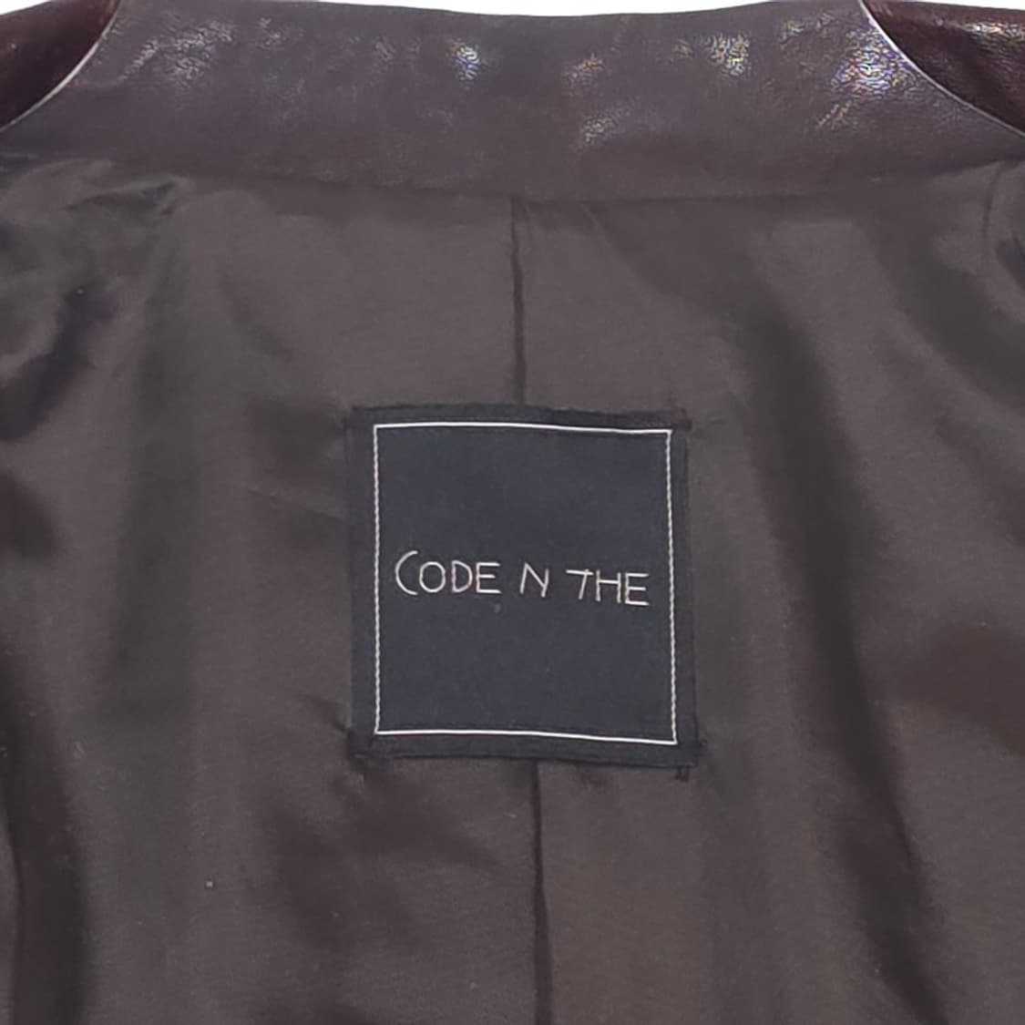 CODE N THE 천연 양가죽 빈티지 벨티드 라이더 자켓 S 상품이미지6