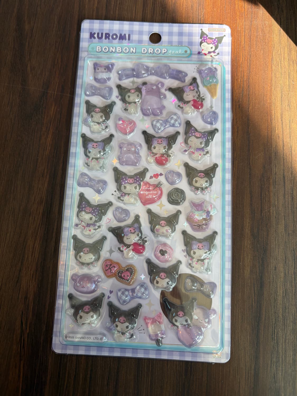 쿠로미 봉봉드롭 스티커 상품이미지1