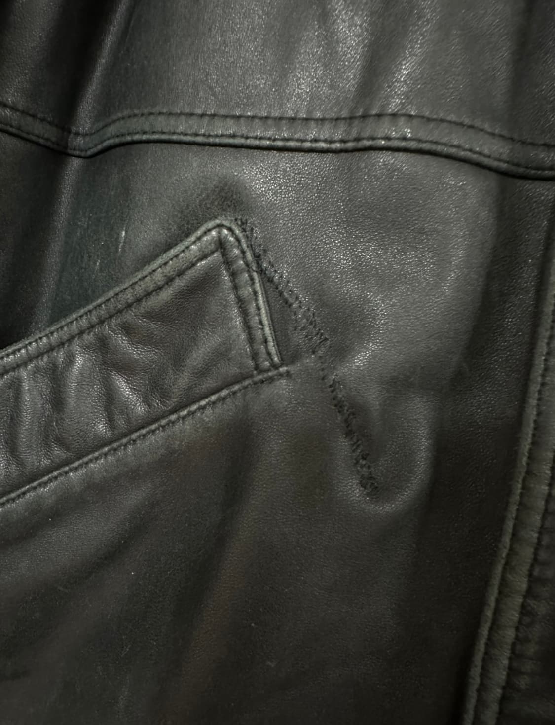 YSL 입생로랑 블랙 양가죽 자켓 상품이미지6