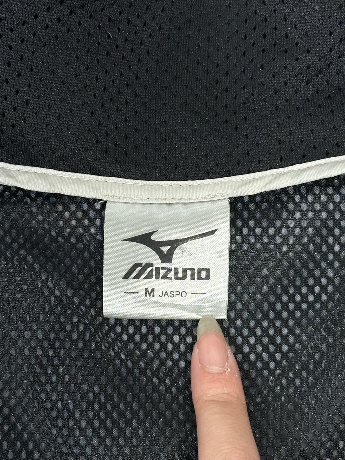 미즈노 그레이 오버핏 바람막이 자켓 M 상품이미지7