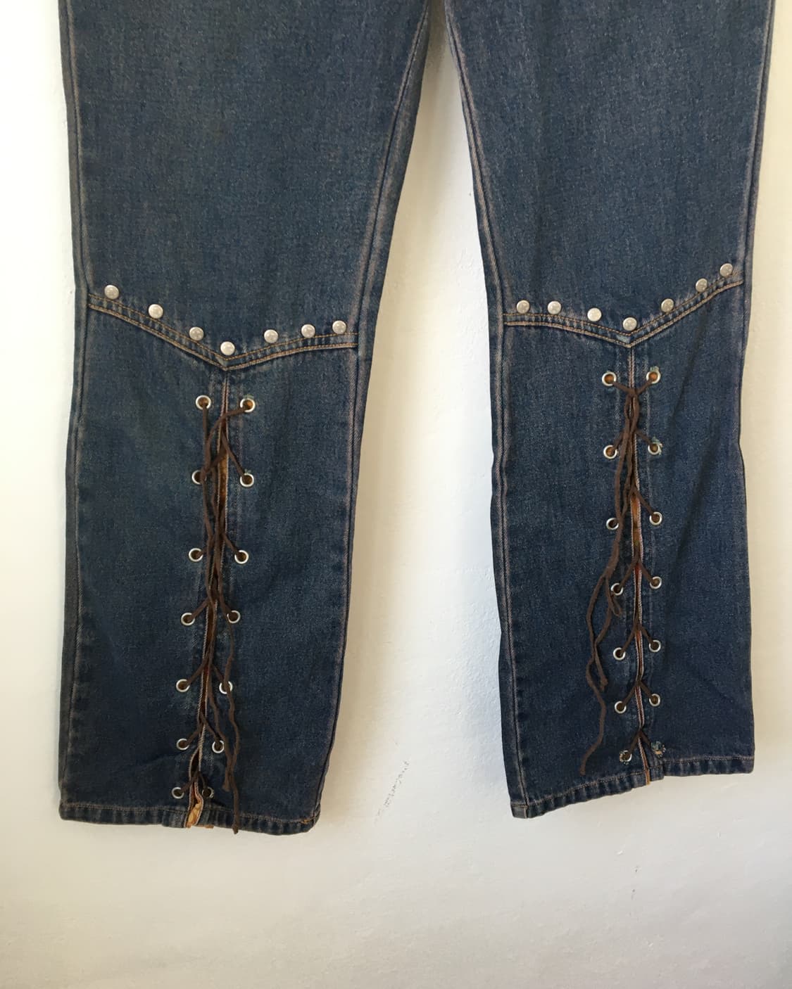 Lace up point denim pants 상품이미지4