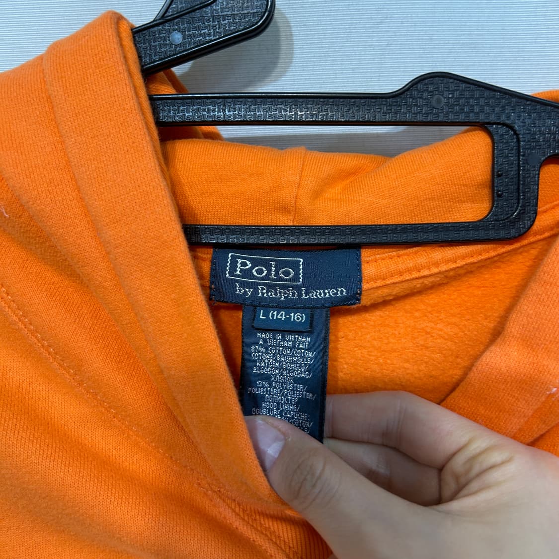 폴로 키즈 기모 후드티 14-16 상품이미지2