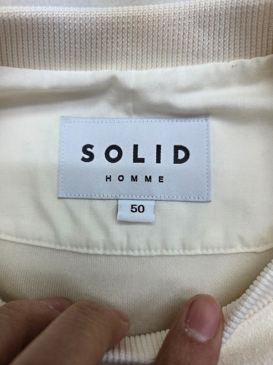 솔리드옴므 자수 맨투맨 50 상품이미지3