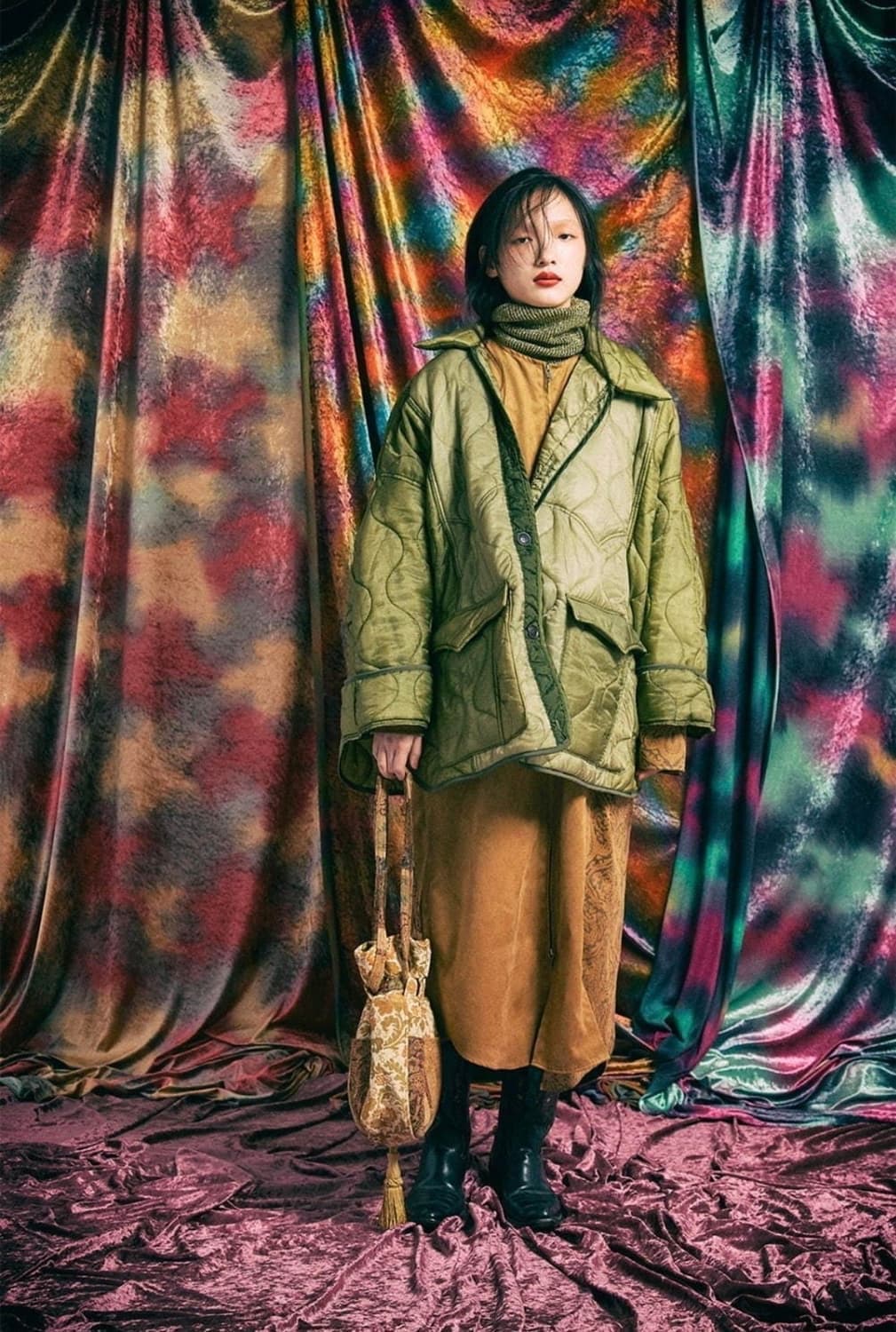 77circa 나나나나서카 라이너 퀼팅 오버 자켓 상품이미지2