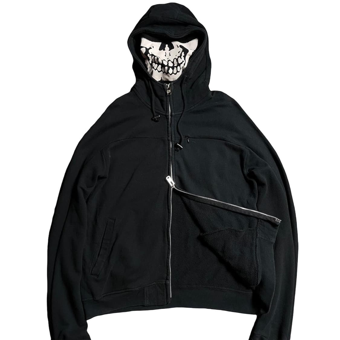 90s PPFM 스컬 마스크 후드집업 상품이미지3