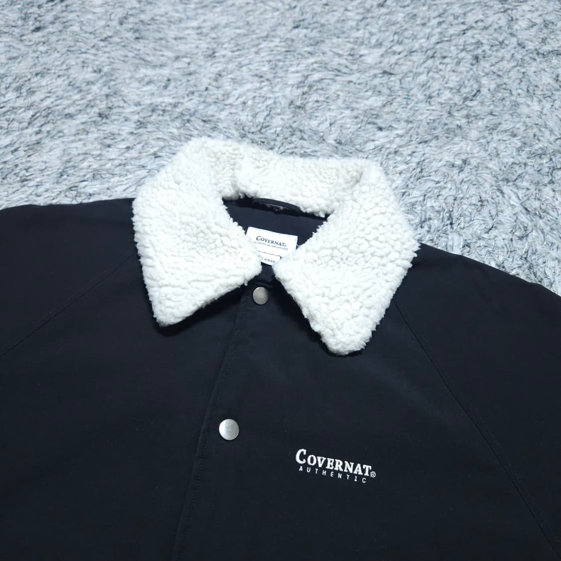 커버낫) L 남자 양털카라점퍼 코치자켓 / 왕눈이샵 상품이미지3