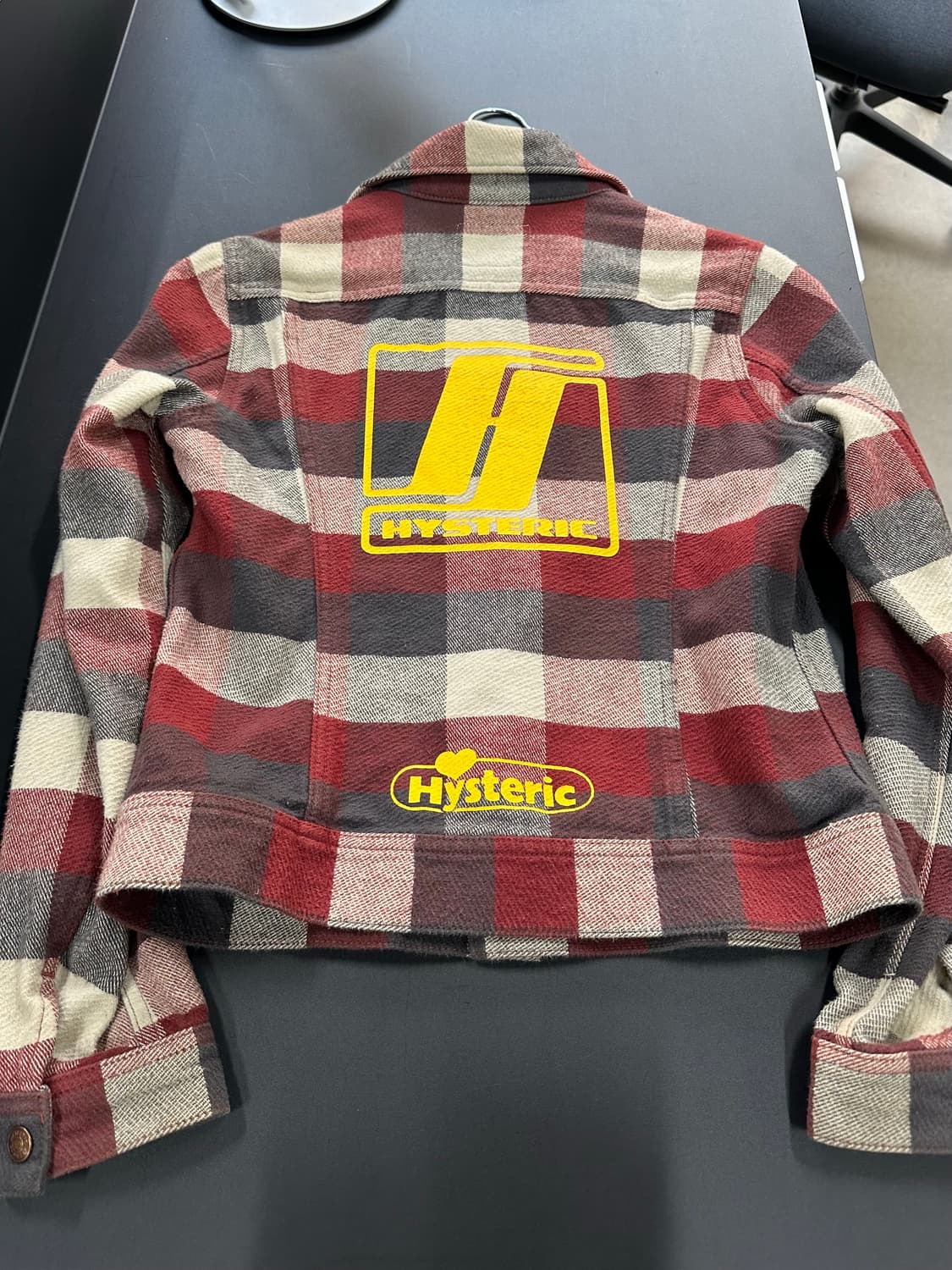 히스테릭글래머 Kinky Jeans 빅로고포켓 체크셔츠자켓 상품이미지6