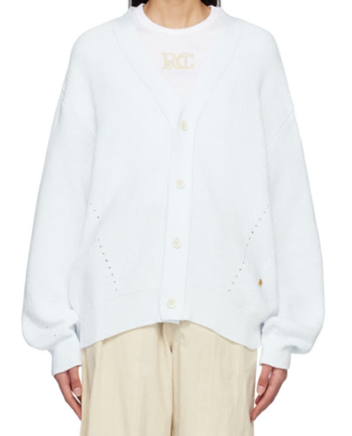 렉토 베이비 블루 릴렉스핏 가디건 상품이미지1