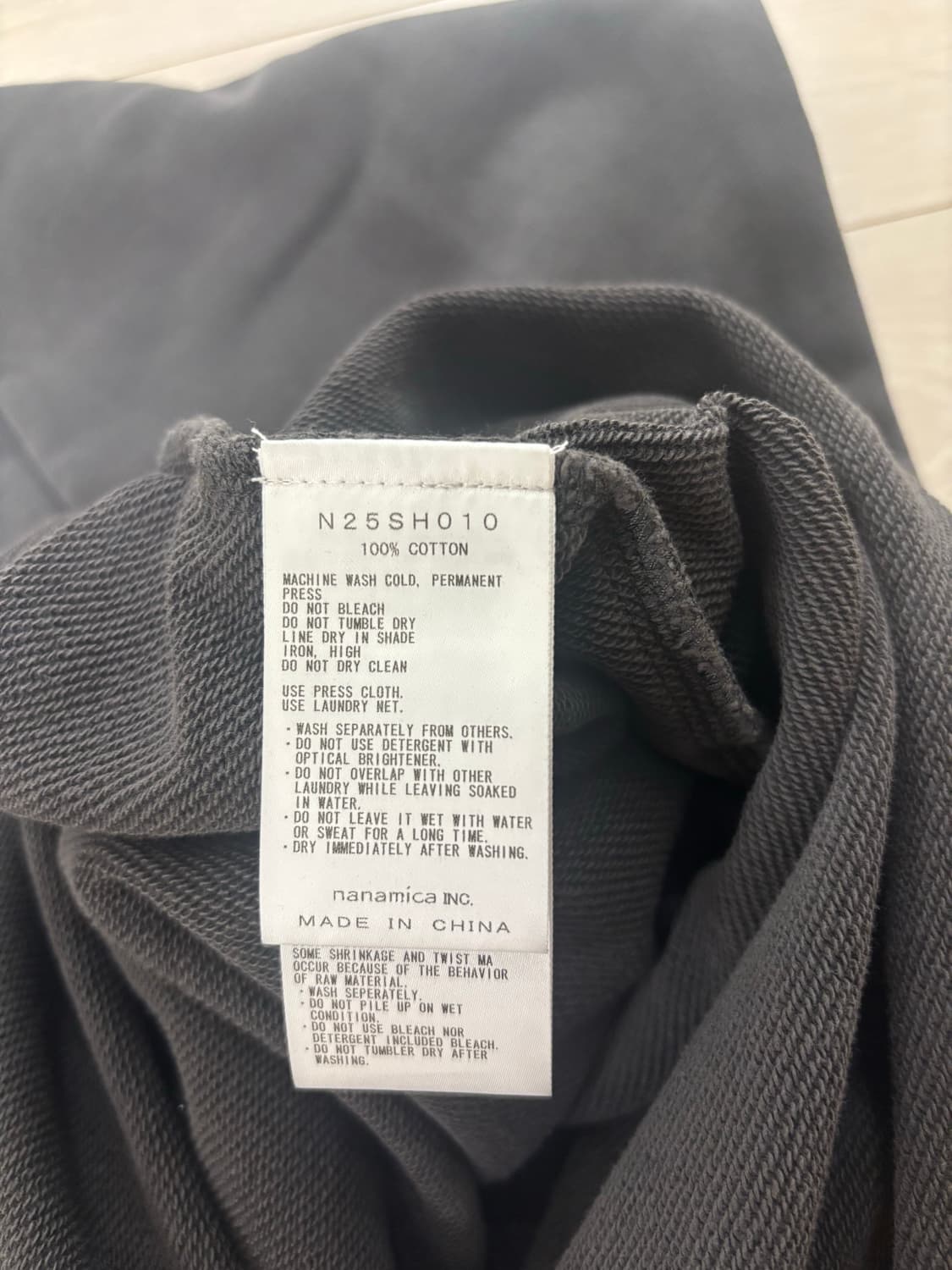 노스페이스 퍼플라벨 하프 집 스웨트셔츠 상품이미지5