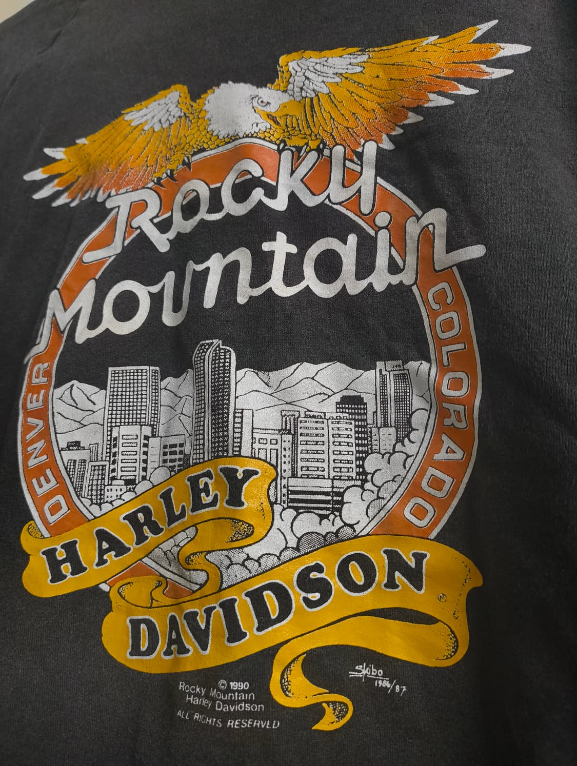 90s 할리데이비슨 스웻셔츠 xl 상품이미지5